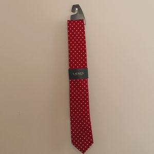 Ralph Lauren Red Silk Tie